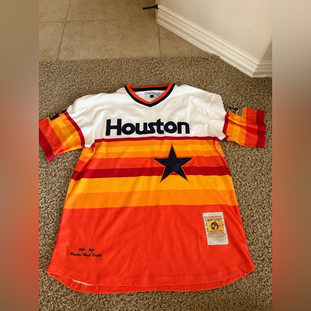 Houston Astros baseball tee size L